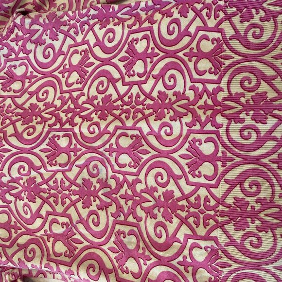 Lilly and Van size XS Victorian Baroque Pattern Preppy Country Club Cardigan - Picture 5 of 9